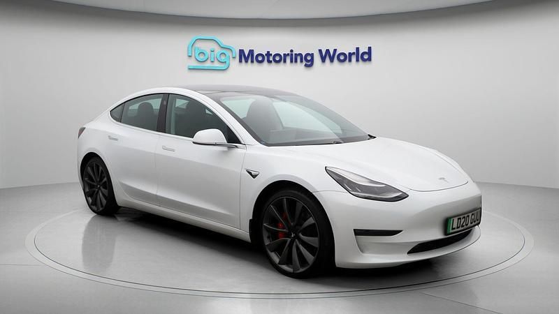 Used 2020 Tesla Model 3 Performance Sedan | £17,800 (Good price) - Image 1/4