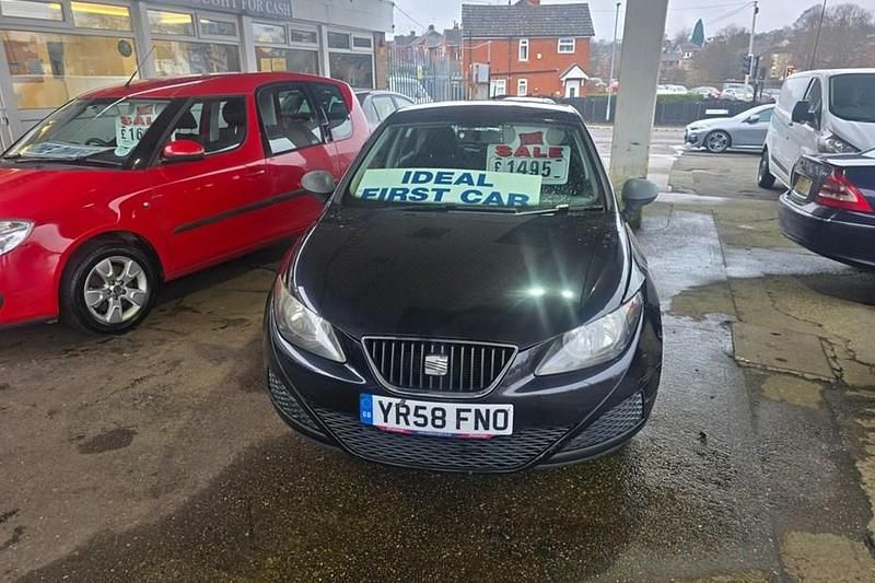 Black Used 2008 Seat Ibiza Hatchback | £1,495 (Fair price) - Image 1/1