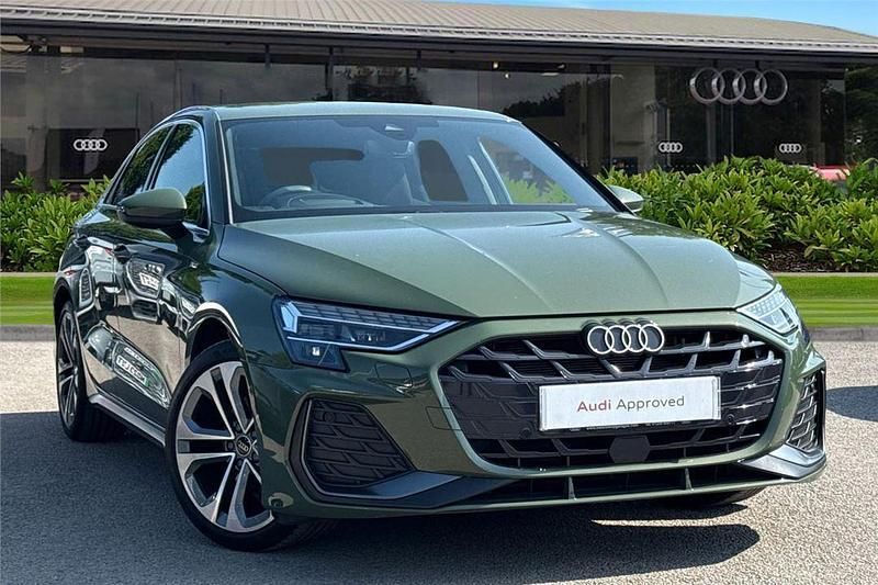 Green Used 2025 Audi A3 S-Line Sedan | £29,980 (Fair price) - Image 1/4