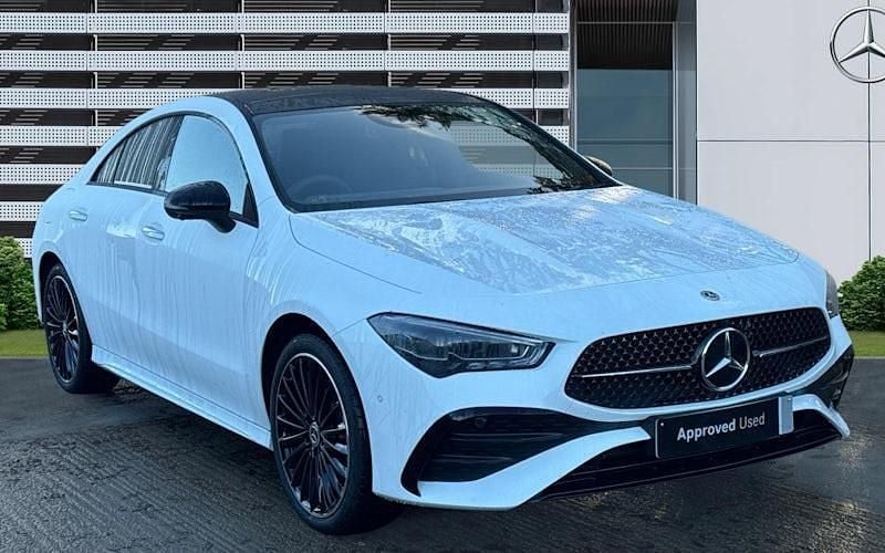 Used Mercedes CLA250e AMG Line Premium Plus 218 HP (160 kW) 2025 White Sedan