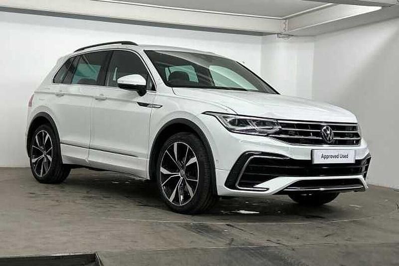 White Used 2023 VW Tiguan R-line SUV | £28,295 (Fair price) - Image 1/4