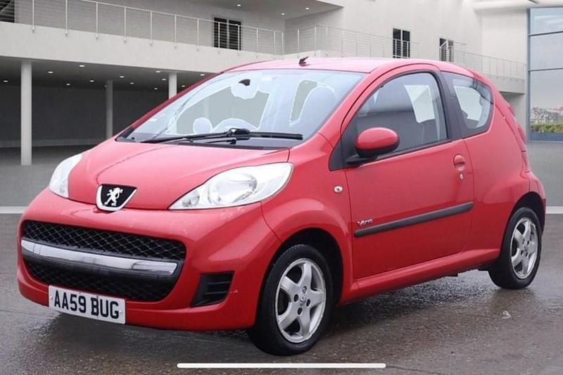 Red Used 2010 Peugeot 107 Hatchback | £2,995 (Fair price) - Image 1/1