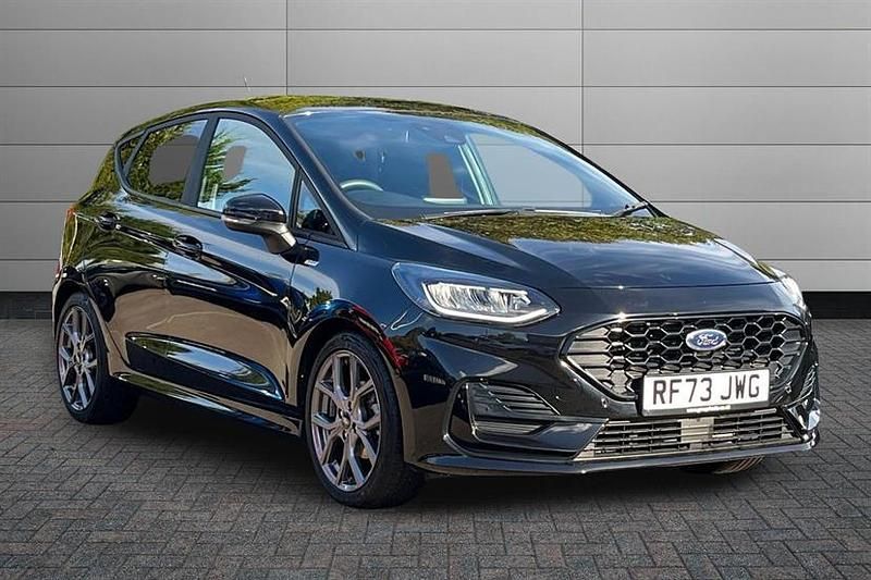 Agate black Used 2023 Ford Fiesta ST-Line Hatchback | £15,950 (Fair price) - Image 1/4