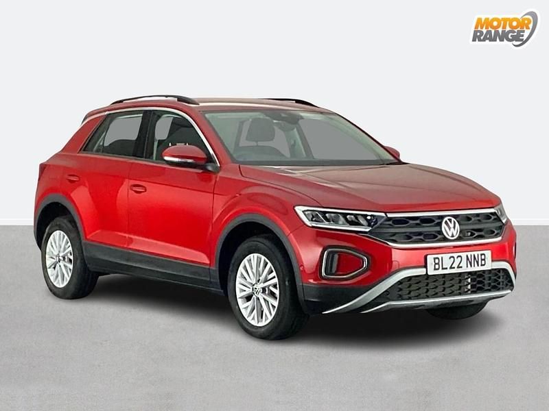 Red Used 2022 VW T-Roc Life SUV | £18,495 (Fair price) - Image 1/4