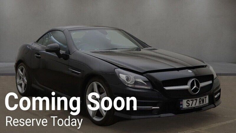 Black Used 2015 Mercedes SLK250 AMG Cabriolet | £10,699 (Fair price) - Image 1/4