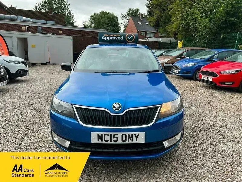 Used Skoda Rapid Sport 2015 Blue Hatchback