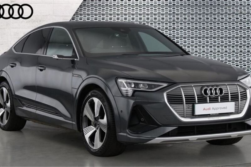 Grey Used 2021 Audi e-tron Sportback S-Line SUV | £28,211 (Expensive) - Image 1/4