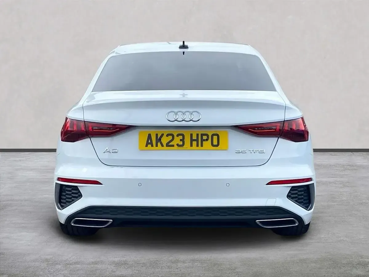Used Audi A3 S-Line 150 HP (110 kW) 2023 White Sedan