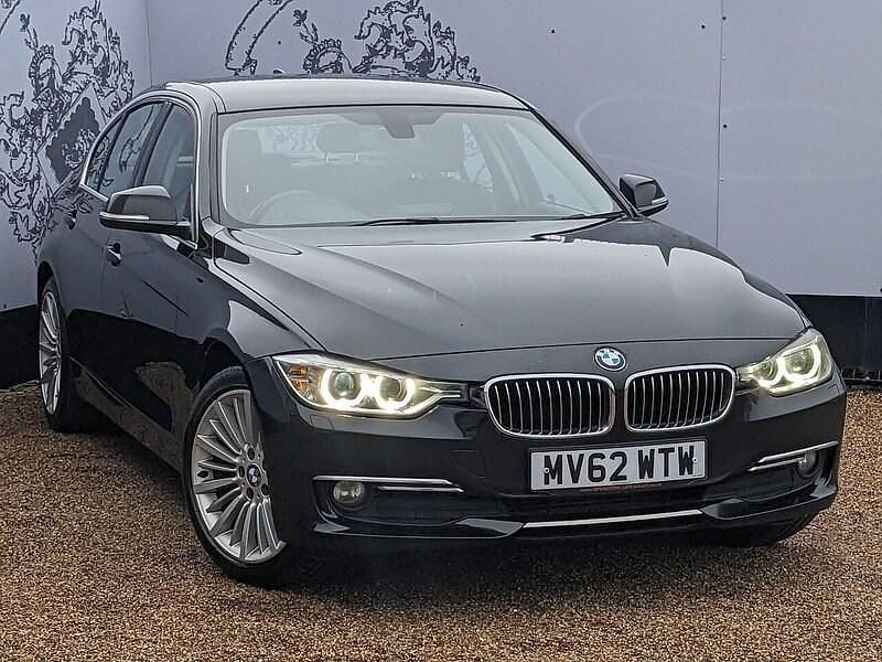 Black Used 2012 BMW 320 Luxury Line Sedan | £5,995 (Good price) - Image 1/4