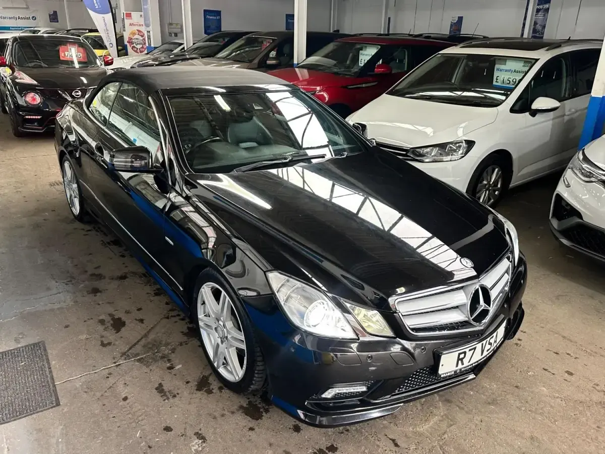 Used Mercedes E220 2011 Black Cabriolet