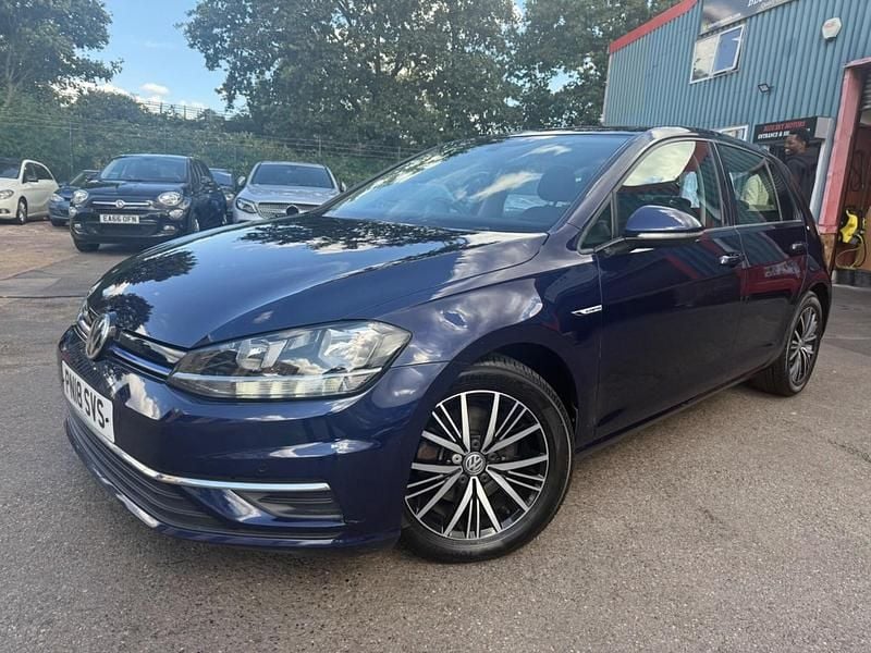 Blue Used 2018 VW Golf VII SE Hatchback | £11,980 (Fair price) - Image 1/4