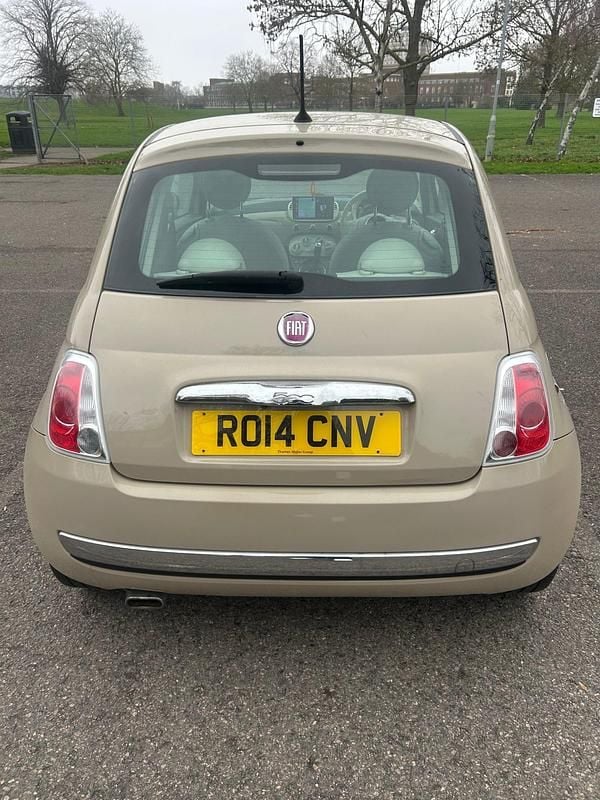 Used Fiat 500 Lounge 69 HP (50 kW) 2014 Beige Hatchback