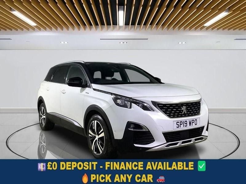 White Used 2019 Peugeot 5008 GT-line SUV | £12,799 (Fair price) - Image 1/4