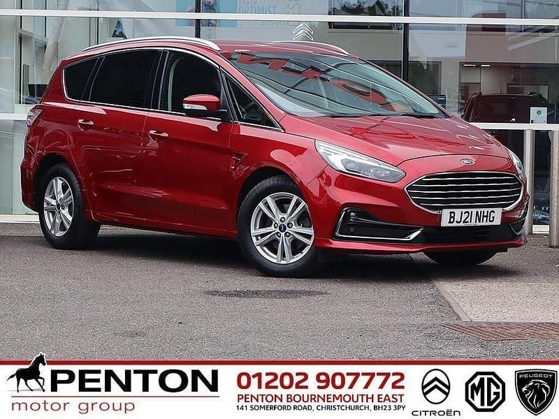 Red Used 2021 Ford S-MAX Titanium MPV | £23,290 (Fair price) - Image 1/4