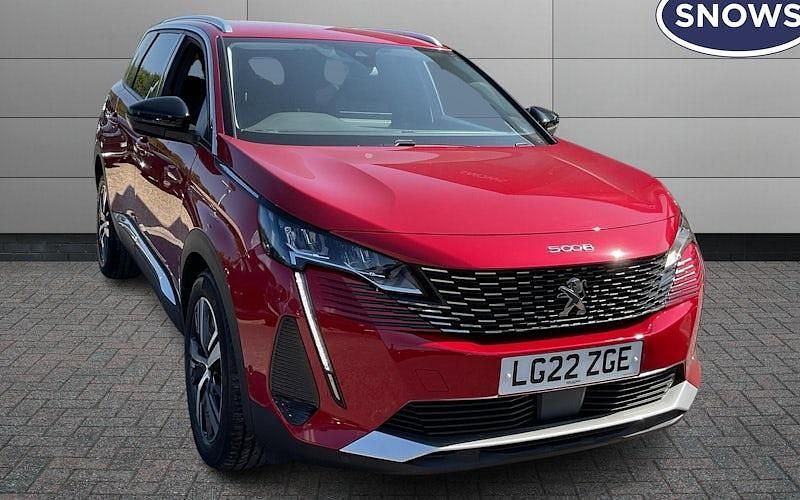 Red Used 2022 Peugeot 5008 Allure MPV | £22,686 (Fair price) - Image 1/4