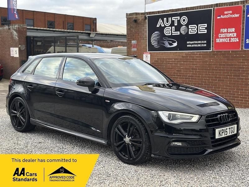 Used Audi A3 Sportback S-Line 150 HP (110 kW) 2015 Black Hatchback