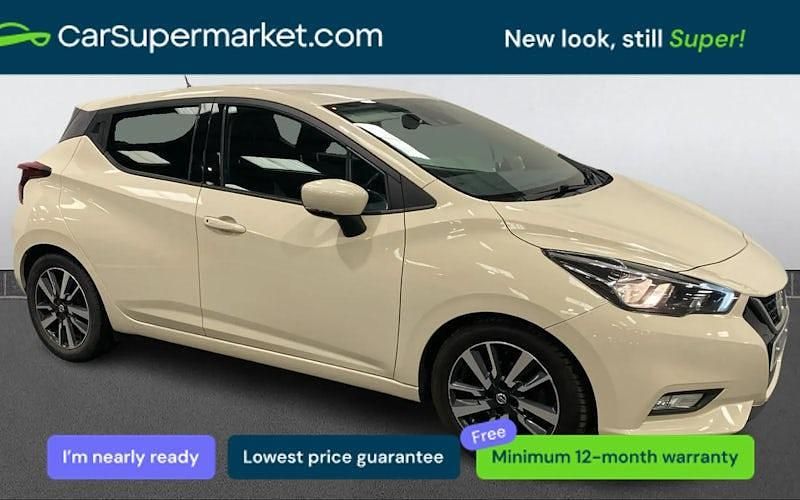 Used Nissan Micra Tekna 101 HP (74 kW) 2020 White Hatchback