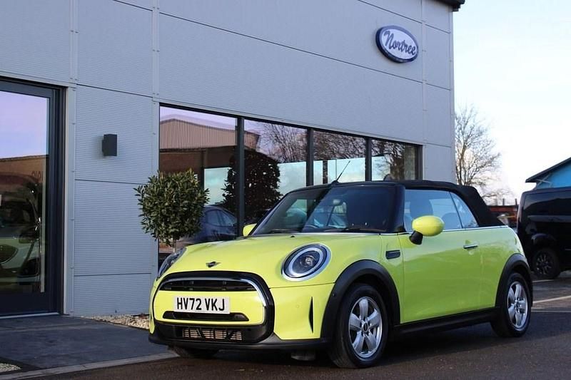 Yellow Used 2022 Mini Cooper Cabriolet Classic Cabriolet | £17,781 (Fair price) - Image 1/4