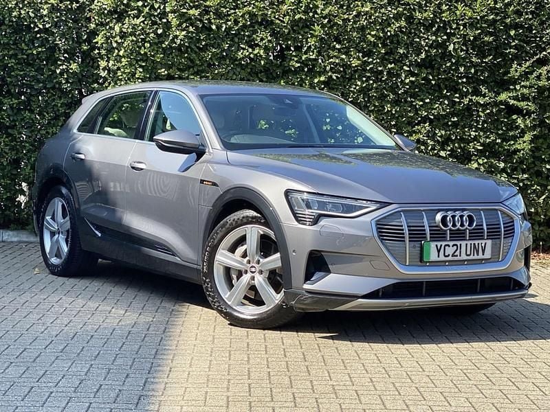 Grey Used 2021 Audi e-tron Advanced SUV | £15,599 (A bit pricey) - Image 1/4