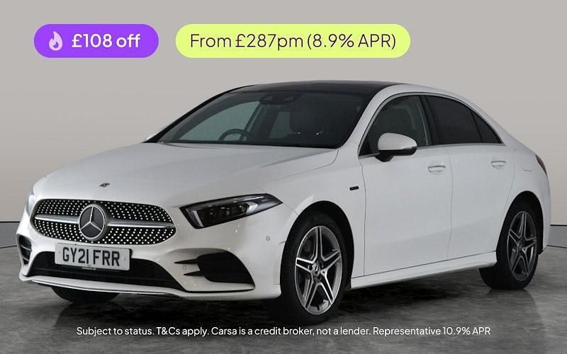 White Used 2021 Mercedes A250 AMG Line Premium Plus Sedan | £19,222 (Fair price) - Image 1/2