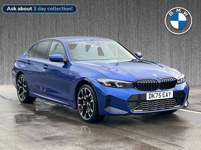 Blue Used 2025 BMW 330e M Sport Sedan | £45,999 - Image 1/4
