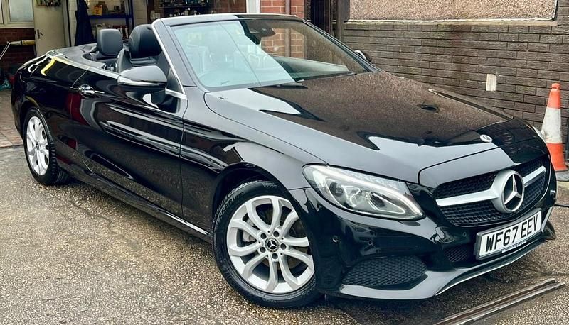 Black Used 2017 Mercedes C200 Cabriolet | £14,995 (Fair price) - Image 1/4
