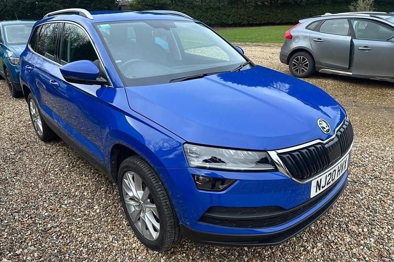 Used Skoda Karoq SE L 115 HP (84 kW) 2020 Blue SUV