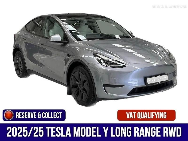 Grey Used 2025 Tesla Model Y Long Range RWD SUV | £36,750 (Expensive) - Image 1/4