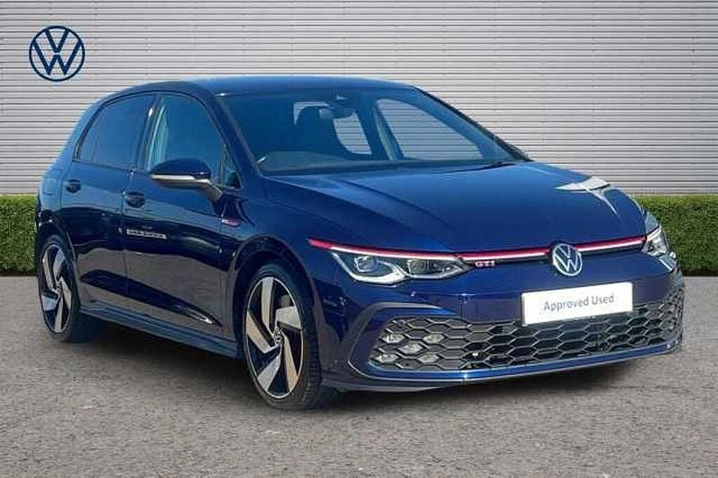 Used VW Golf VIII GTI 245 HP (180 kW) 2021 Blue Hatchback