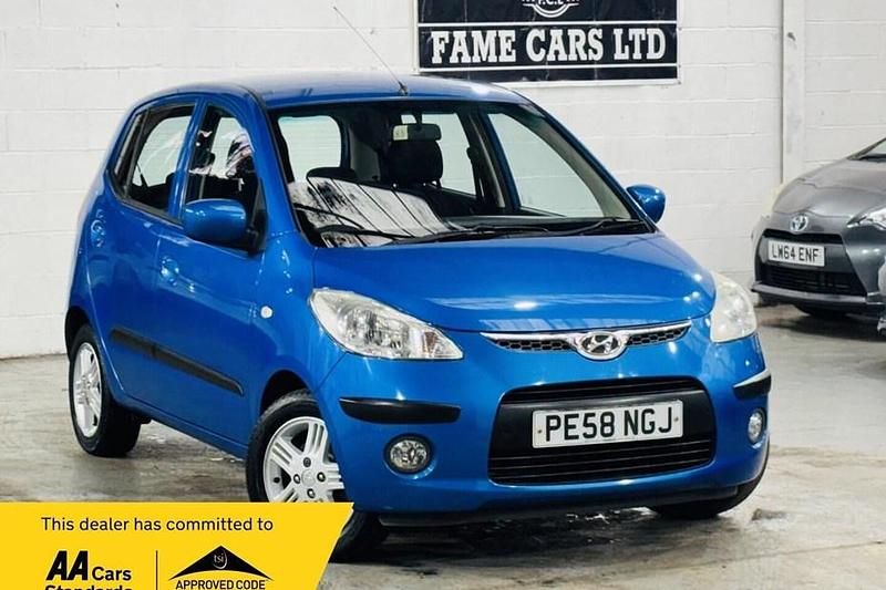 Used Hyundai i10 Comfort 77 HP (56 kW) 2008 Blue Hatchback