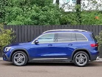 Used Mercedes GLB200 AMG line 163 HP (119 kW) 2021 Blue SUV