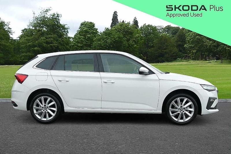 Used Skoda Scala SE L 150 HP (110 kW) 2025 White Hatchback