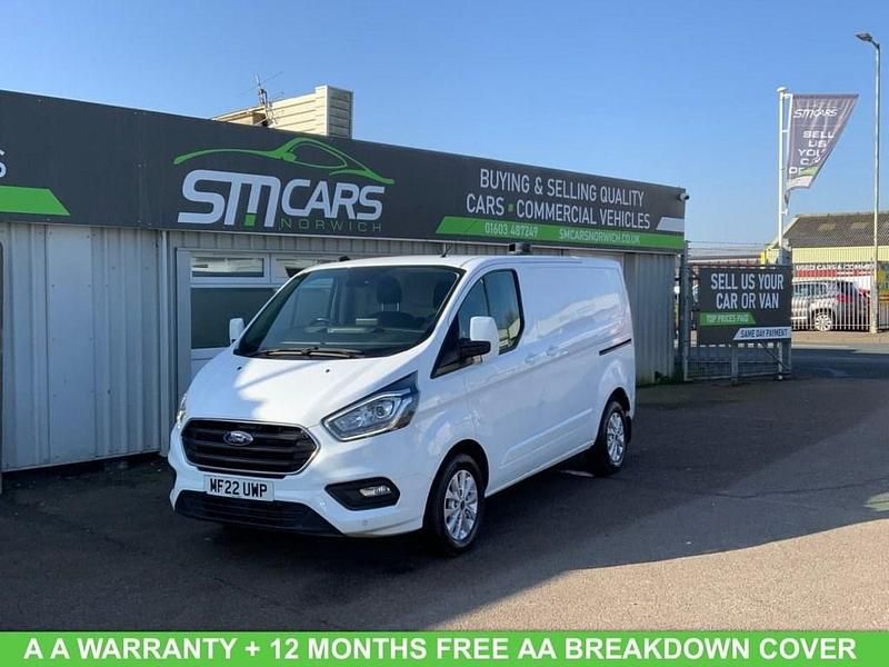 Used Ford Transit Custom Limited 130 HP (95 kW) 2022 White Van
