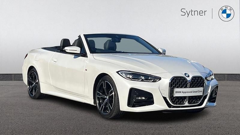 White Used 2022 BMW 420 M Sport Cabriolet | £31,500 (Fair price) - Image 1/4