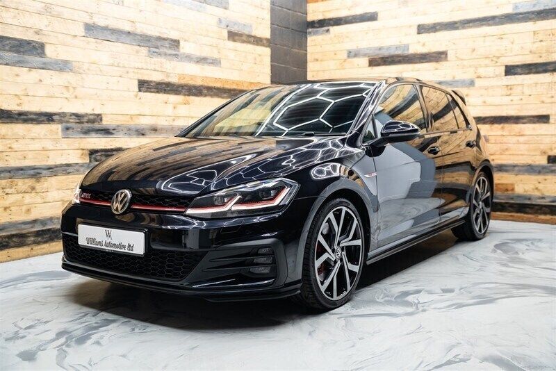 Black Used 2019 VW Golf VII GTI Hatchback | £20,995 (Good price) - Image 1/4