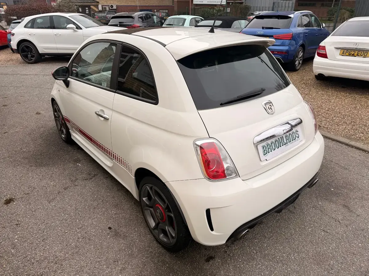 Used Abarth 500 135 HP (99 kW) 2009 White Hatchback