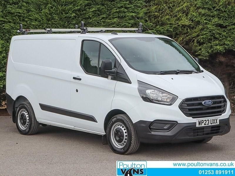 Frozen white (solid colour) Used 2023 Ford Transit Custom Van | £16,450 (Super price) - Image 1/3