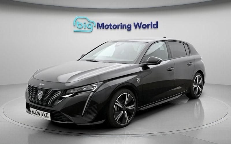 Used Peugeot 308 GT 131 HP (96 kW) 2024 Black Hatchback