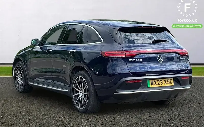 Used Mercedes EQC400 AMG line 300 kW (408 HP) 2022 Blue SUV