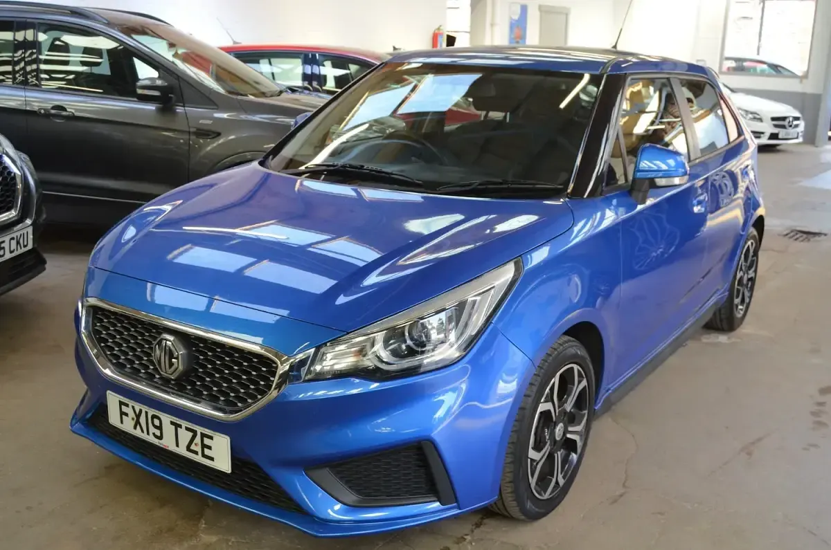 Used MG MG3 Excite 106 HP (77 kW) 2019 Blue Hatchback