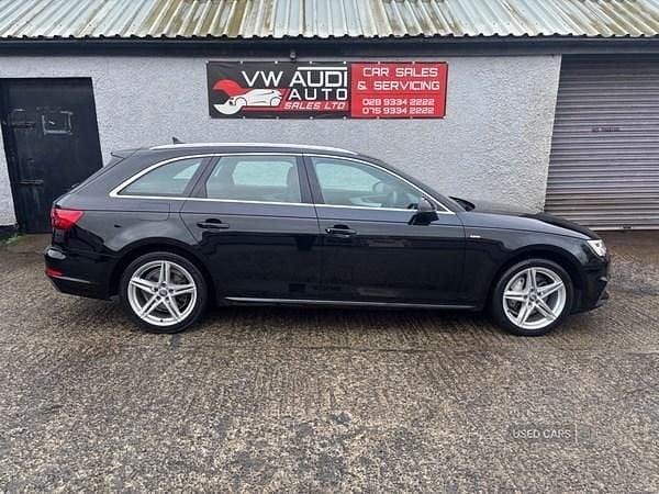 Used Audi A4 S-Line 218 HP (160 kW) 2016 Black Estate
