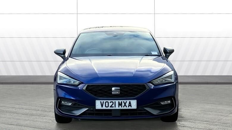 Used Seat Leon FR Sport 150 HP (110 kW) 2021 Blue Hatchback