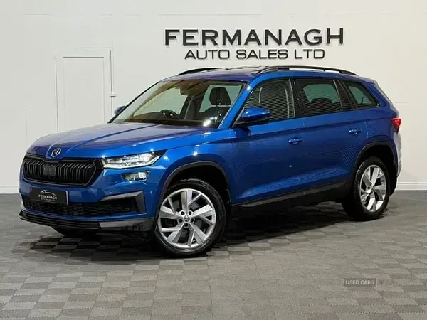 Used Skoda Kodiaq SE L 150 HP (110 kW) 2021 Blue SUV