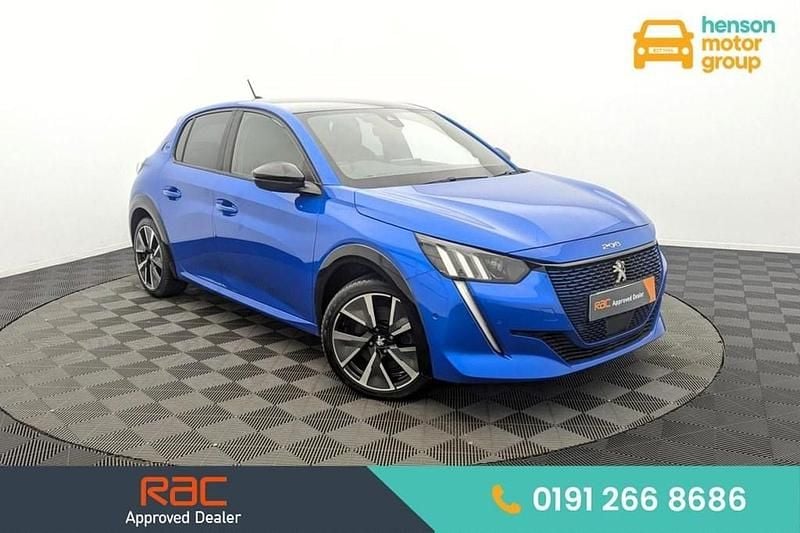 Used Peugeot e-208 GTi 100 kW (136 HP) 2021 Blue Hatchback