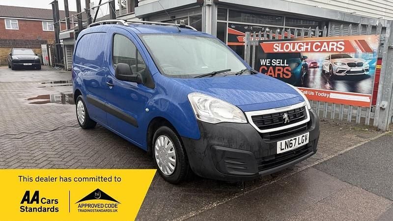 Blue Used 2017 Peugeot Partner S MPV | £2,495 (Good price) - Image 1/4