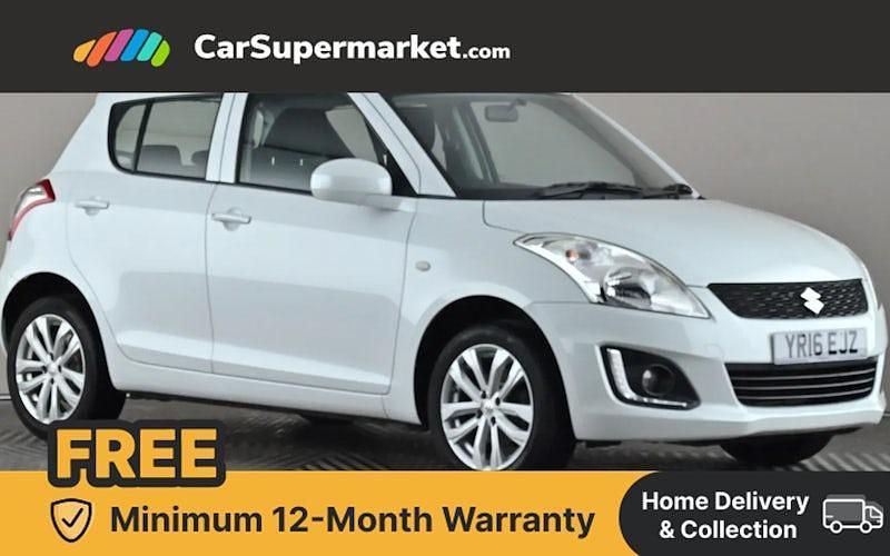 White Used 2016 Suzuki Swift SZ3 Hatchback | £7,197 (A bit pricey) - Image 1/4