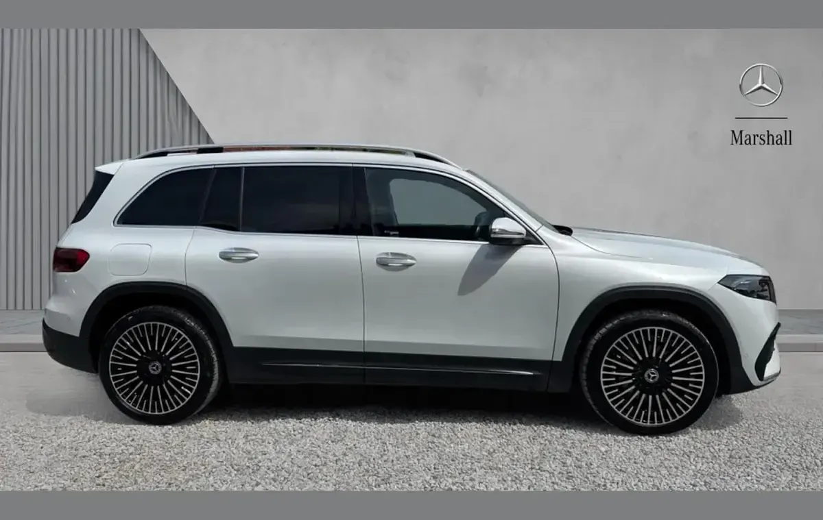 Used Mercedes EQB250+ AMG Line Premium 139 kW (190 HP) 2024 Moonstone white metallic SUV