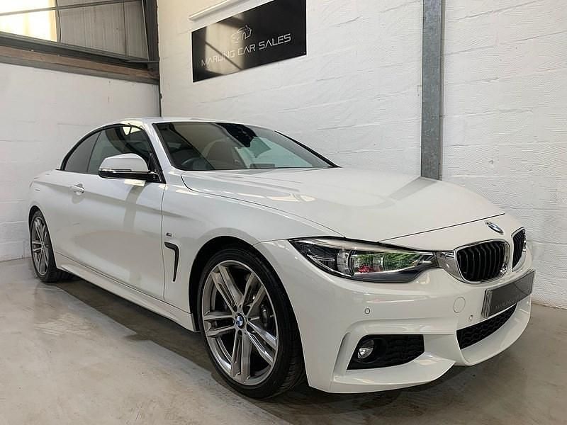 White Used 2018 BMW 440 M Sport Cabriolet | £20,000 (Good price) - Image 1/4