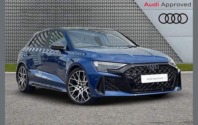 Blue Used 2025 Audi RS3 Comfort Hatchback | £62,995 (A bit pricey) - Image 1/3