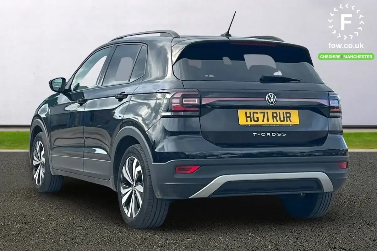 Used VW T-Cross Black Edition 110 HP (80 kW) 2022 Black SUV
